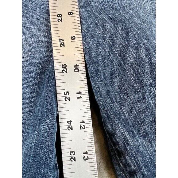 Democracy Jeans Womens 8 P Straight Ab Solution Mid Rise Dark Wash Stretch 28x29 - Picture 3 of 6